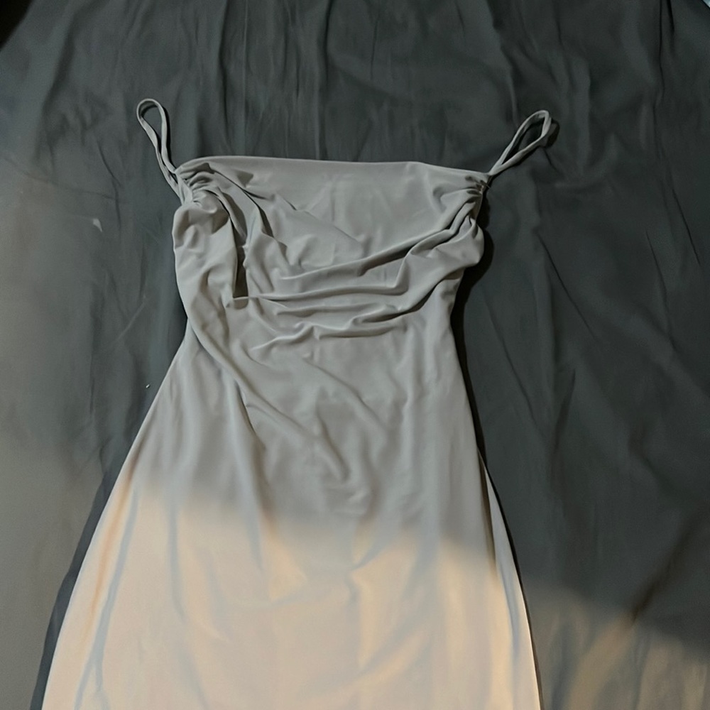 Light grey mini dress brand new never worn